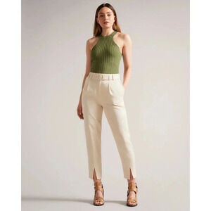 NWOT $225 Ted Baker London Ninette Trouser - Pleated Front, Lyocell Workwear